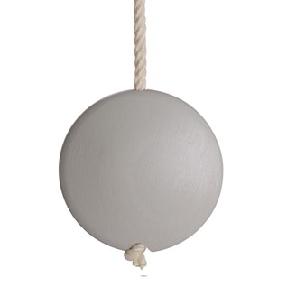 lunar blind pull - matte storm grey storm grey coloured lunar disc window blind pull or acorn