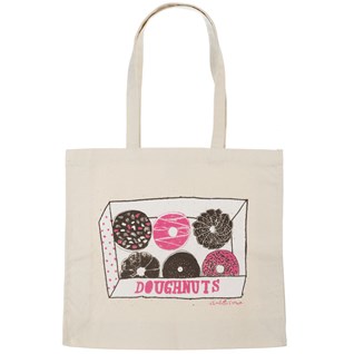 doughnut box canvas bag doughnut box print tote shopping canvas bag by charlotte farmer