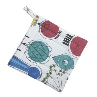 picknick pot holder picknick design heatproof pot holder in a vintage swedish print by Marianne Westman