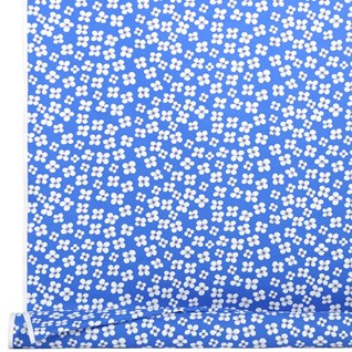 belle amie fabric - blue belle amie a vintage blue and white simple flower print on cotton by marianne westman