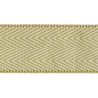 herringbone  in bath stone yellow interior decorative woven trimming braid