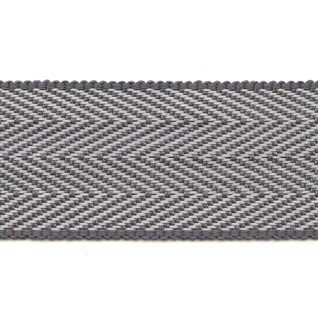 herringbone trim - saville grey herringbone trim in grey interior decorative woven trimming braid