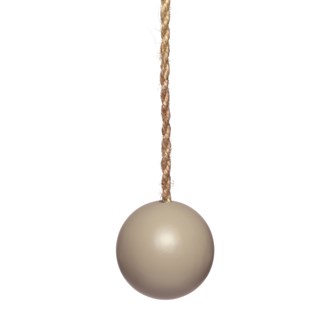 lewes blind pull - matte nutmeg nutmeg brown wood ball window roller blind pull or acorn with jute cord