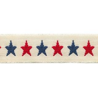 lucky star trim red and blue lucky star woven interior trimming braid