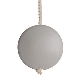 lunar light pull - storm grey storm grey coloured lunar disc bathroom light pull or light switch toggle with cotton rope cord