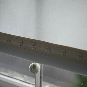 metro - light grey metro plain roller blind fabric in light grey colour