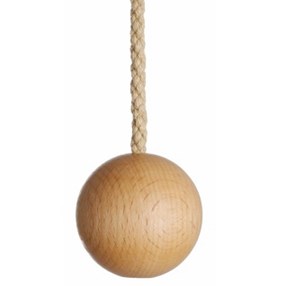 35mm wooden ball blind pull -  natural