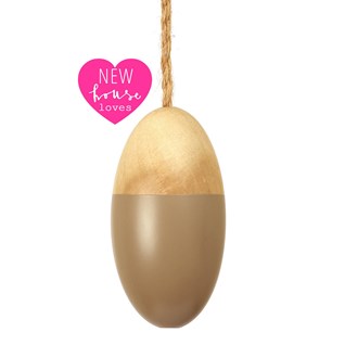 padstow pebble light pull - nutmeg nutmeg brown painted wood pebble bathroom light pull or switch toggle