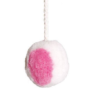 punk skunk blind pull - bubblegum punk skunk in bubblegum pink woolly window blind pull that is soft for childrens bedrooms