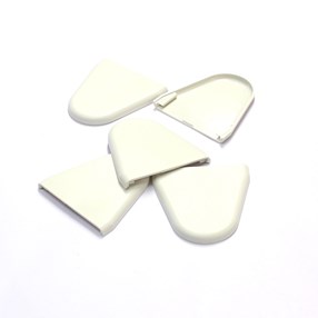 Rollease Skyline 38mm standard bracket cover white SLBCW