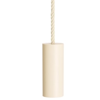 creamy oat coloured cylinder bathroom light pulls with a cotton cord