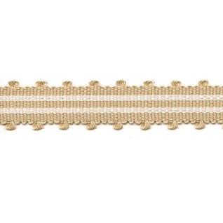 sandcastle colourway in tenby braid, a simple modern stripped trimming for interiors