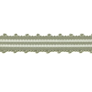 tenby striped trim - seagrass seagrass colourway in tenby braid, a simple modern stripped trimming for interiors