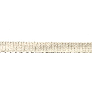 uno braid in angora colourway, a cotton decorative trimming with minimalist look