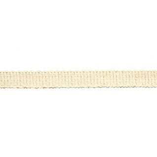 uno braid in pampas cream colourway, a cotton decorative trimming with a flat minimalist look