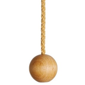 30mm wooden ball blind pull -  waxed 30mm wooden ball blind pull -  waxed