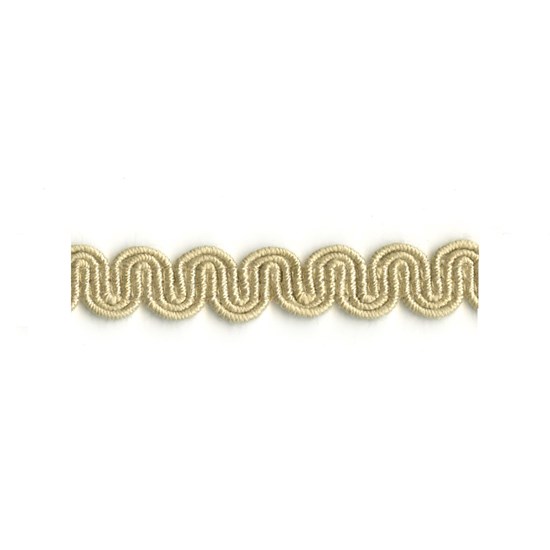 arco braid - buff arco in buff colour is a wavy curvy decorative trimming or braid designed to bend round corners