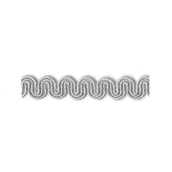 arco braid - clouded grey arco in grey colour is a wavy curvy decorative trimming or braid designed to bend round corners