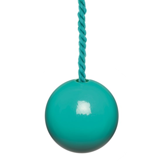 bobbi light pull - turquoise glossy turquoise painted wooden bathroom light pull with matching cotton cord