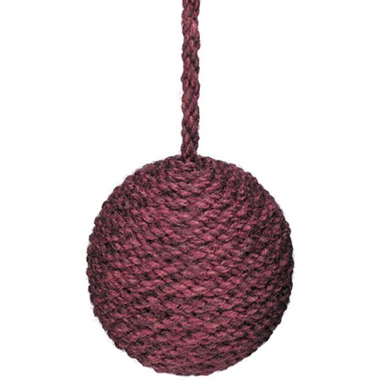 carpet boule blind pull -  cranberry