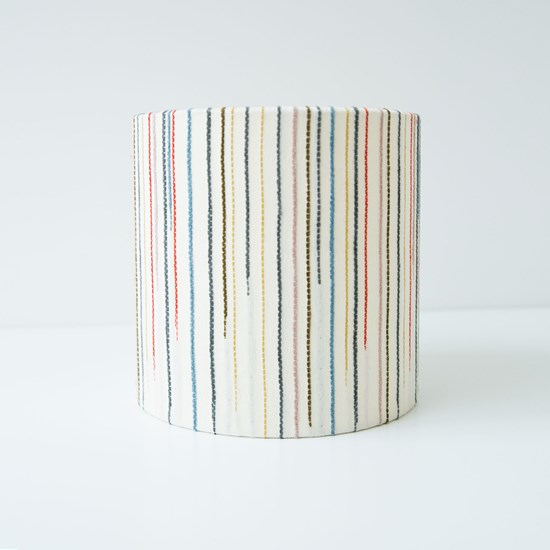 Chalkney Stripe Tub Lampshade - Cream Chalkney Stripe Tub Lampshade - Cream