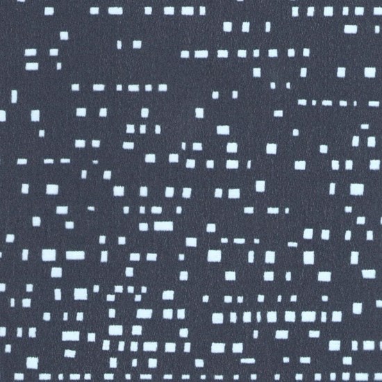 navy luxury burnout window roller blind fabric called Chicago of square dots like windows at night chicago - navy