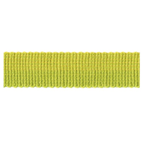 bright lime green colour pop decorative interior trim braid in gradient modern design