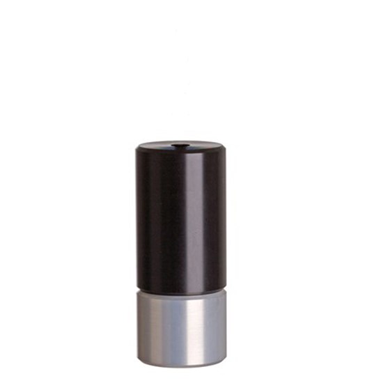 duo roman blind pull - black/aluminium duo black & aluminium contemporary roman blind pull