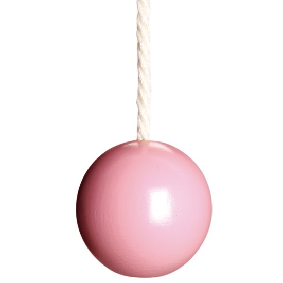 childrens ball blind pull - pink kids glossy pink blind pull