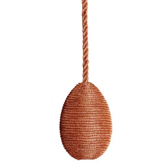 glitter egg blind pull - copper