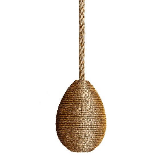 glitter egg blind pull - bronze glitter egg window blind pull in glamorous shimmering bronze lurex