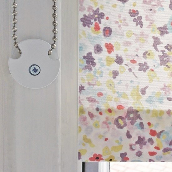 halo cord safety device - white child safety cord trap in white strong metal for blinds, curtains, romans