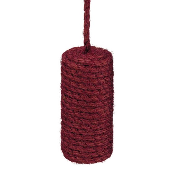 jute blind pull - berry red berry red natural jute window roller blind pull
