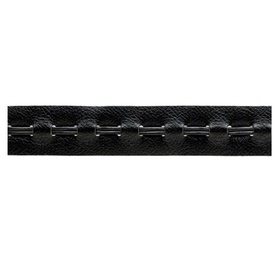 leather trim - black