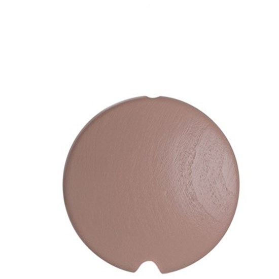lunar roman blind pull - soft umbre soft umbre coloured lunar disc-shaped painted roman or curtain blind pull