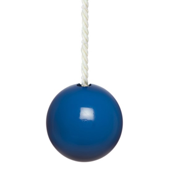 nautical light pull - yacht blue blue bathroom light pull with white cotton rope cord