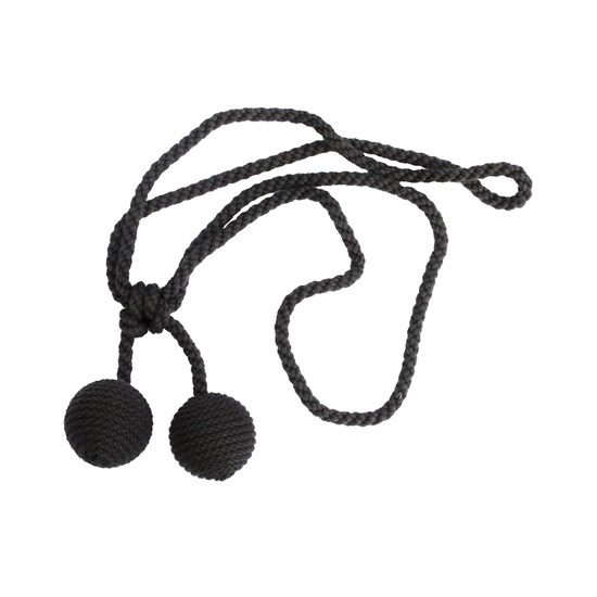 carpet boule tiebacks - slate grey