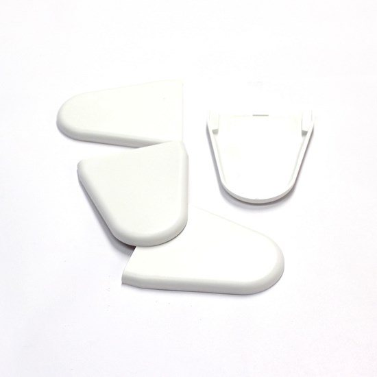 Rollease Skyline 50mm standard bracket cover white SLBC680W