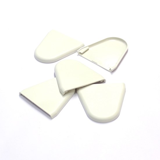 Rollease Skyline 38mm standard bracket cover white SLBCW