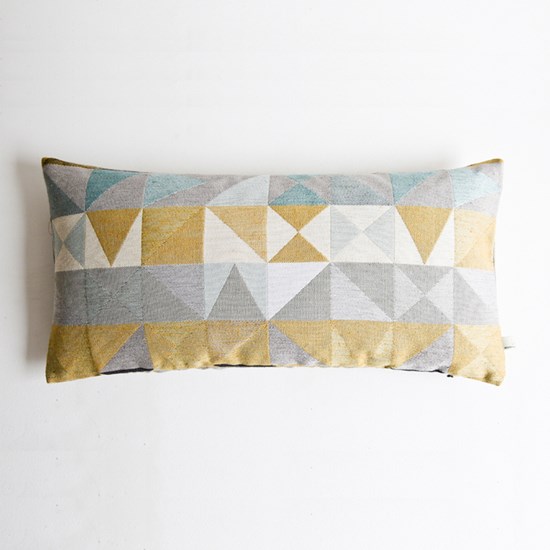 Southwold Geometric Cushion Mustard