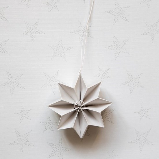 stars blockout - white stars white blackout window blind fabric