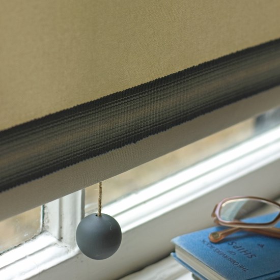 stria striped trim - storm cloud grey gradient of colour in a modern trimming or decorative braid