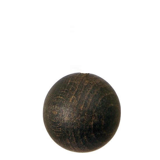 wooden ball roman blind pull -  cocoa cocoa ball roman blind pull in stained beech wood