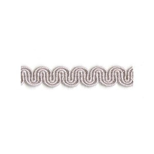 arco in heather colour is a simple wavy curvy decorative trimming or braid arco braid - heather