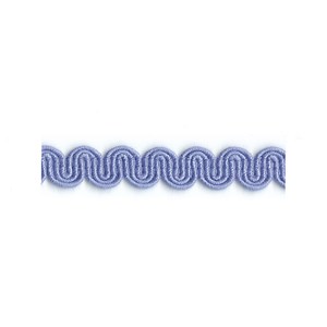 arco in parma violet colour is a simple wavy curvy decorative trimming or braid arco braid - parma