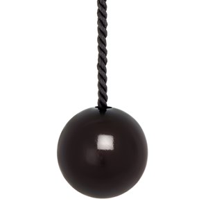 glossy black painted wooden bathroom light pull with matching cotton cord bobbi light pull - black