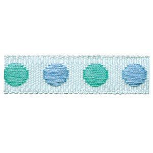 childrens spot trim - spearmint