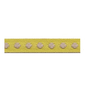 chartreuse yellow colour deco spot woven cotton interior passementerie trimming deco spot trim - chartreuse