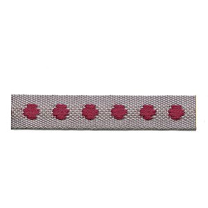 persian red colour deco spot woven cotton interior passementerie trimming deco spot trim - persian red