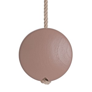 soft umbre coloured lunar disc window blind pull or acorn lunar blind pull - matte soft umber